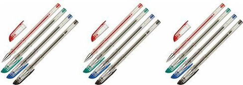 Ручка Attache Набор гелевых ручек City 4 цвета (толщина линии 0.5 мм)