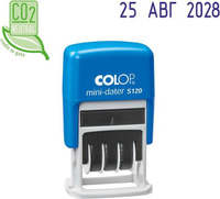 Штемпельная продукция Colop Датер автоматический пластиковый S120 мини