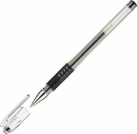 Ручка Pilot Ручка гелевая с грипом "G-1 Grip", ЧЕРНАЯ, корпус прозрачный, узел 0,5 мм, линия письма 0,3 мм, BLGP-G1-5