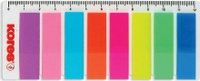 Другие канцтовары Kores Клейкие закладки Film пластиковые 8 цветов по 25 листов 12х45 мм на линейке