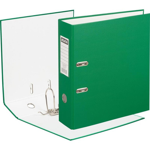 Папка/конверт Attache Папка-регистратор "Экономи", А4, 90 мм, зеленая