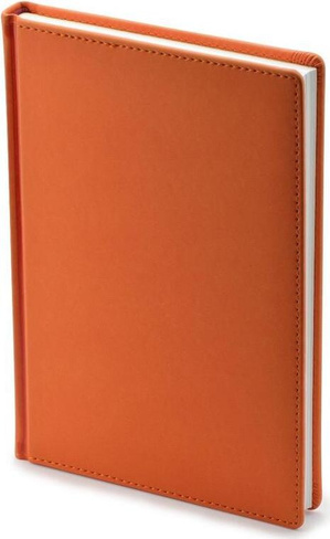 Блокнот Альт Ежедневник недатированный Velvet искусственная кожа A5+ 136 листов оранжевый