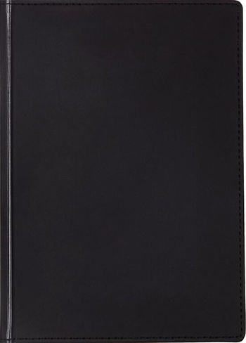 Блокнот Альт Ежедневник недатированный Velvet искусственная кожа Soft Touch A5+ 136 листов черный