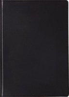 Блокнот Альт Ежедневник недатированный Velvet искусственная кожа Soft Touch A5+ 136 листов черный