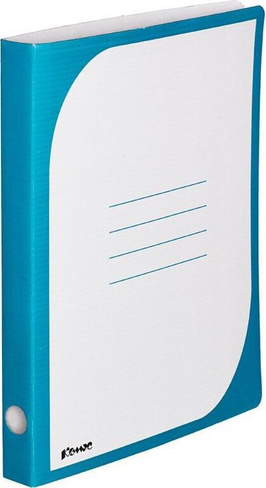 Папка/конверт Комус Скоросшиватель картонный А4 до 300 листов голубой