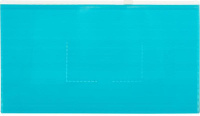 Папка/конверт Attache Папка-конверт на молнии Color 150х264 мм бирюзовая 0.16 мм