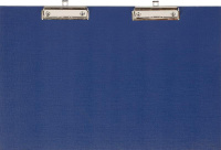 Папка/конверт Attache Папка-планшет с 2 зажимами A3 синяя горизонтальная