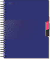 Бумажная продукция Attache Бизнес-тетрадь Digital A5 140 листов синяя в клетку на спирали