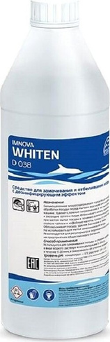Бытовая химия Dolphin Средство для замачивания и отбеливания посуды Imnova Whiten 1 л