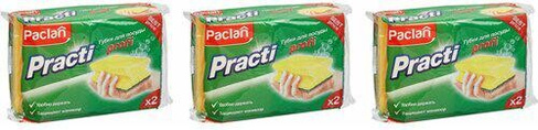 Товар для уборки Paclan Губки для посуды Practi Profi 2 шт