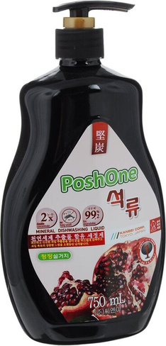 Бытовая химия Posh One Средство для мытья посуды с экстрактом граната 750мл, 750мл