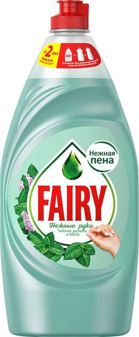 Бытовая химия Fairy Средство для мытья посуды Нежные руки 900мл