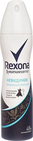 Дезодорант Rexona Дезодорант-спрей женский Прозрачный кристалл 150 мл