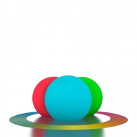 Светящийся шар Orby 40 белый RGB