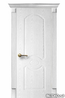 Дверь межкомнатная, серия «Лилия», цвет белый ясень