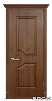 Дверь межкомнатная Экошпон, серия «Флоренция», цвет орех 777