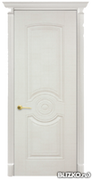 Дверь межкомнатная Экошпон, серия «Венеция», цвет белый сатин