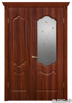 Дверь распашная, серия «Анастасия», цвет итальянский орех