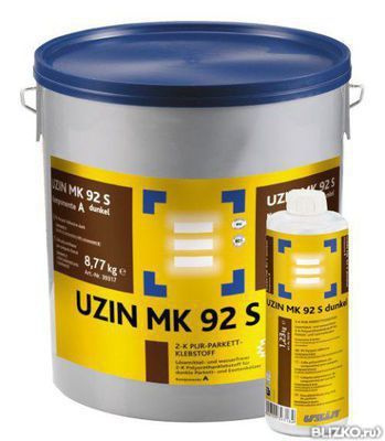 Клей Uzin MK 92 S Dunkel для массивной доски