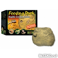 Кормушка-камень для рептилий с дозатором Feeding Roc РТ-2821