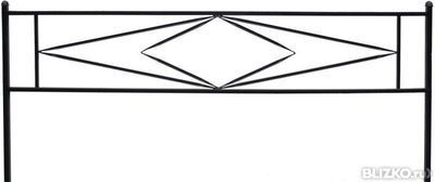 Ритуальная кованая оградка на кладбище №59