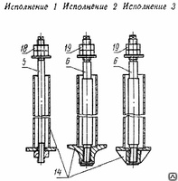 Фундаментный болт ГОСТ 24379.1-80, тип 4.1 4.2 4.3