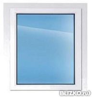 Одностворчатое окно ПВХ Новотекс 58