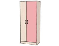 Шкаф для одежды "Буратино" (Розовый)