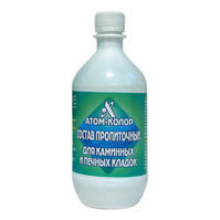 Пропиточный состав для каминных и печных кладок АТОМ-КОЛОР бутылка 0,5 л