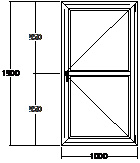 Дверь балконная ПВХ пятикамерная VEKA Softline-70 1000х1900