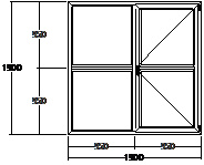 Дверь балконная ПВХ семикамерное VEKA Softline-82 двупольная 1900х1900