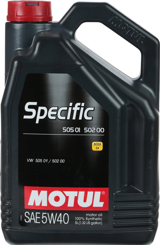 Масло моторное MOTUL Specific 505 01 / 502 00 5W-40 (5 л)