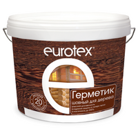 Eurotex, герметик для дерева 6 кг, белый EUROTEX