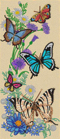Алмазная мозаика Веселые бабочки