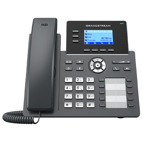 Телефон VoIP SIP Grandstream GRP-2604P, черный