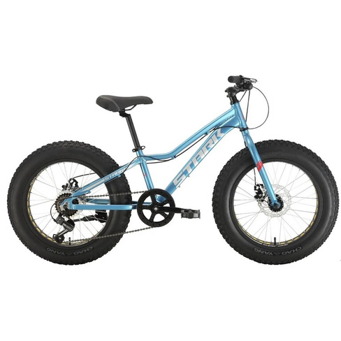 Детский велосипед Stark Rocket Fat 20.1 D, 20", голубой/белый, 2022, HQ-0009504 STARK
