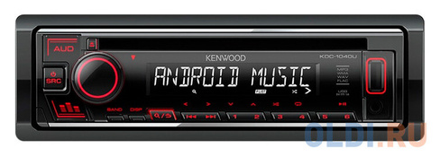 Автомагнитола CD Kenwood KDC-1040U 1DIN 4x50Вт