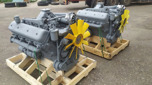 Двигатель ЯМЗ-238М2 проектной сборки без кпп и сцепления блок нового образца 238М2-1000186 Собственное производство