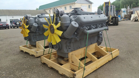 Двигатель 238М2-1000186 ЯМЗ проектной сборки без кпп и сцепления на блоке старого образца Собственное производство