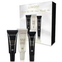 Limoni - Стартовый антивозрастный набор Premium Syn-Ake Anti-Wrinkle Care Set: крем для лица 2х25 мл + крем для век 15 м