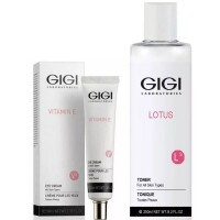 GIGI - Набор для базового ухода: крем для век 50 мл + тоник 250 мл GIGI Cosmetic Labs