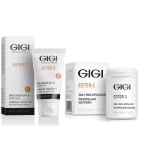 GIGI - Набор для ухода за кожей лица: эксфолиант 50 мл + крем SPF20 50 мл GIGI Cosmetic Labs
