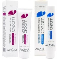 Aravia Professional - Набор для ухода за кожей ног: крем ультраувлажняющий, 100 мл + суперувлажняющий крем, 100 мл