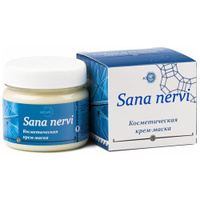 Крем - маска "Sana nervi", расслабляющее и успокаивающее воздействие на нервную систему, 130г. Новь