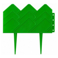 Бордюр для клумб 14х310 см, зелёный ГринПласт