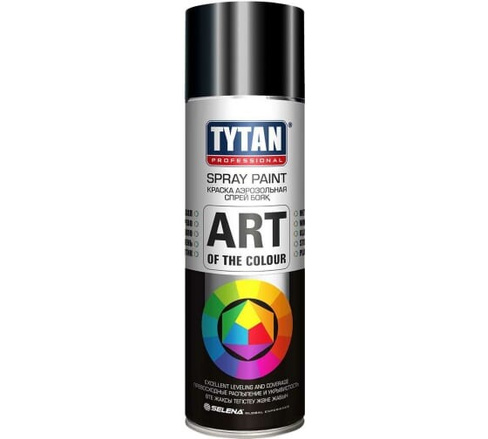 Эмаль-аэрозоль TYTAN Professional черный глянец RALL9005 520 мл 93809 x 1/12