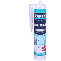Герметик силиконовый KRASS санитарный Бесцветный 300мл Krass