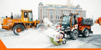 Уборка и вывоз снега механизированная