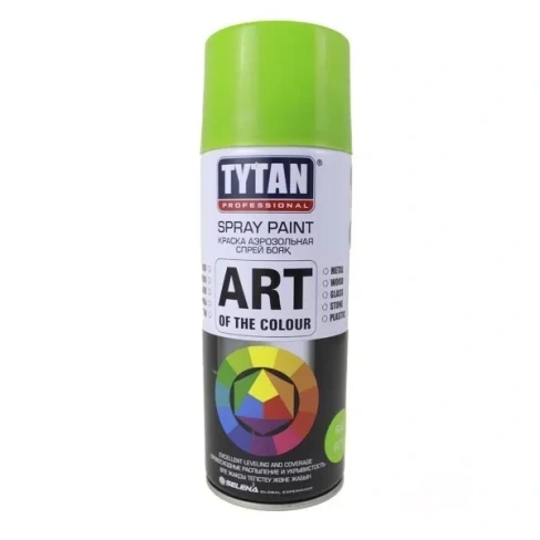 Эмаль-аэрозоль TYTAN Professional светло-зеленая RALL6018 520 мл 93700 x 1/1