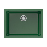 Кухонная мойка Omoikiri Okinoshima 61-U/I-RG Glossy Natceramic/royal green